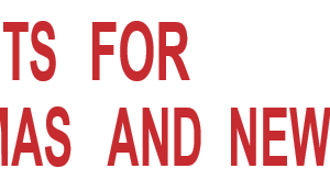 THOUGHTS FOR CHRISTMAS AND NEW YEAR